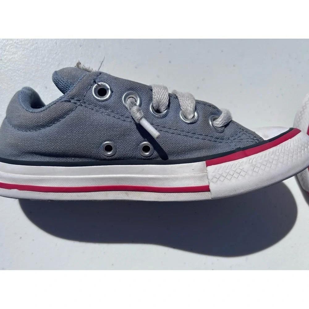 Converse All Star Kids Size 12 Blue Grey‎ Low Top Sneaker